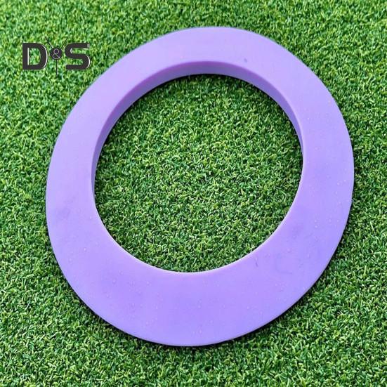 Silicone Golf Putting Ring Indoor Outdoor All-Direction Practice Golf Hole Putting Cup Putting Accuracy Trainer Golf Training Aid Golf Accessories