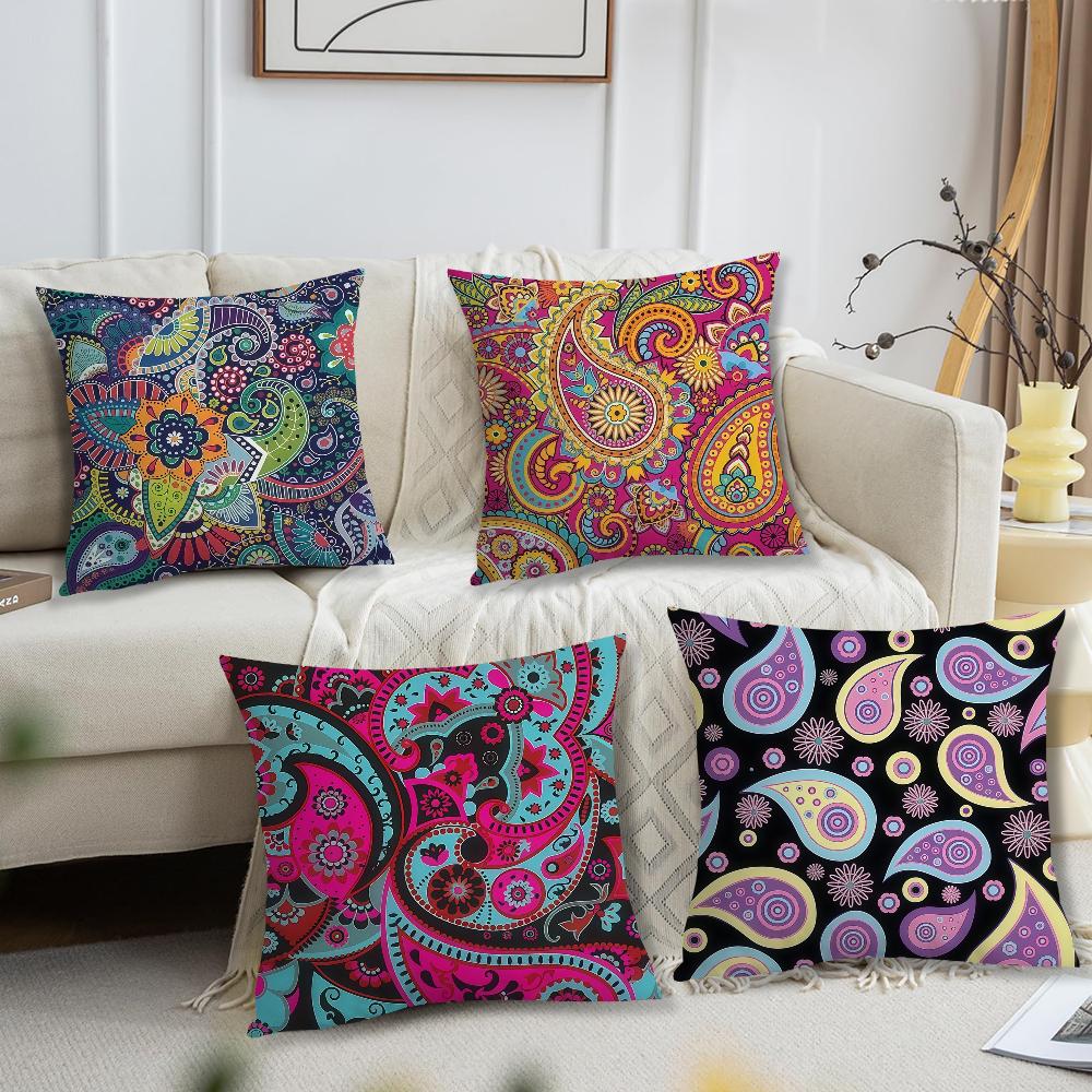 Art P-Paisley Vinyl cushion cover Decoration Room Shop Car Best Home Office Coffee Pillow Sofa Printing Nordic Simplicity Hit