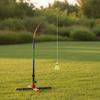 Solo Badminton Practice Device with Elastic Pole Portable for Outdoor, Beginners