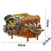 Engine Sculptures Miniature Creative Figurines Funny Interior Resin Sculpture and Statuettes Luxury Ornaments for Living Room