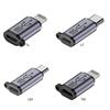 Female iOS8pin To Type-C /Micro USB Converter Adapter Fast 480Mbps Transfer Speed 18W Charging Capability Connector