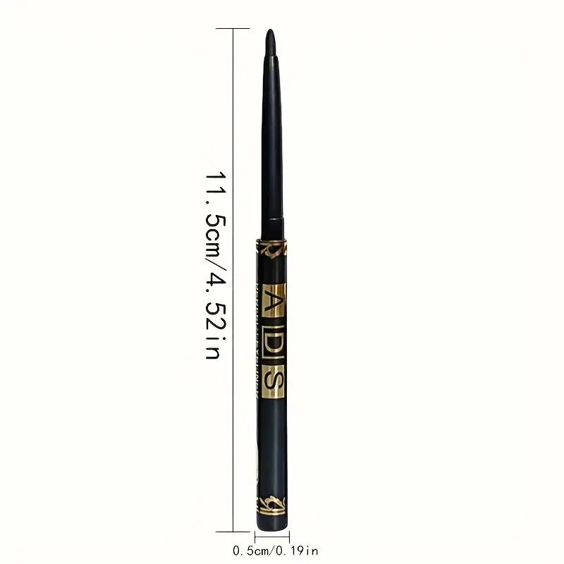 1/2/3 STÜCK Schwarze Eyeliner-Stifte - Wasserdicht, Schweißfest & Wischfest mit Einfacher Drehapplikation für Makelloses Augen-Make-up
