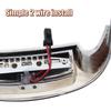 Motorcycle Accessory Front Fender Tip Light Chrome Mudguard Light ABS Plastic For Electra Glide Ultra Limited FLHTK 2014-2023
