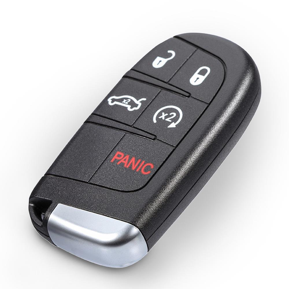 BEST KEY 4+1 5 Buttons Remote Car Key Shell Case Keyless Smart Case For Dodge Dart Charger Challenger For Chrysler 300 For Jeep