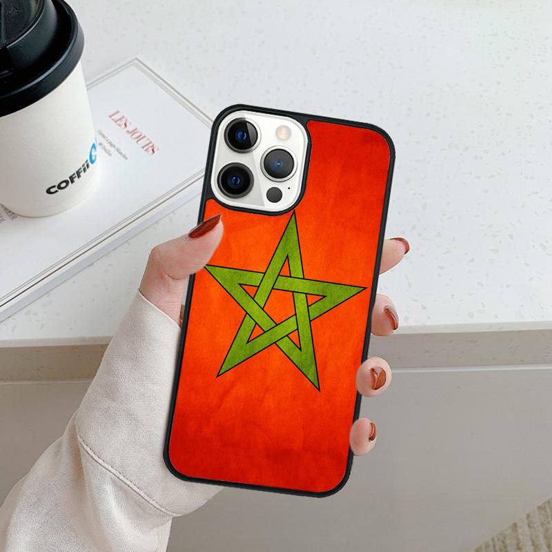 

Maroc Morocco Flag Coat Of Arms Phone Case For iPhone 17 Air 16 pro max 15 14 plus 12 13 Shell Cover coque iPhone 13