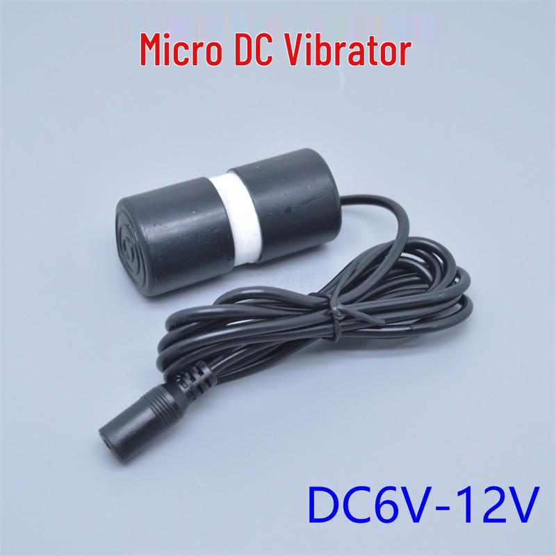 Compact DC Vibrator Motor, Oscillator 6-12V for Frog Feeding Vibration