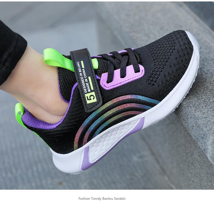 New Pink Child Sneakers Big Size 38 Breathable Comfort Sports Shoes for Girls Platform Children Running Sneakers Zapatillas Niño