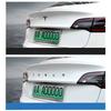 ABS Car trunk sticker Accessories For Tesla SpaceX Model 3 Highland 2023 Model S Model X Model Y Model Y-Eur Roadster Bonina Coi