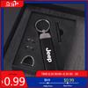 Porta-copos Metal Couro Chaveiro de Carro Argola de Chaveiro Acessórios Para Jeep Renegade Compass Grand Cherokee Wrangler jk Gladiator Patri