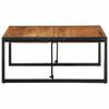 VidaXL Table basse 80x80x35 cm bois massif acacia, table latérale, table de salon, table d'accent, bout de canapé, table 4016672