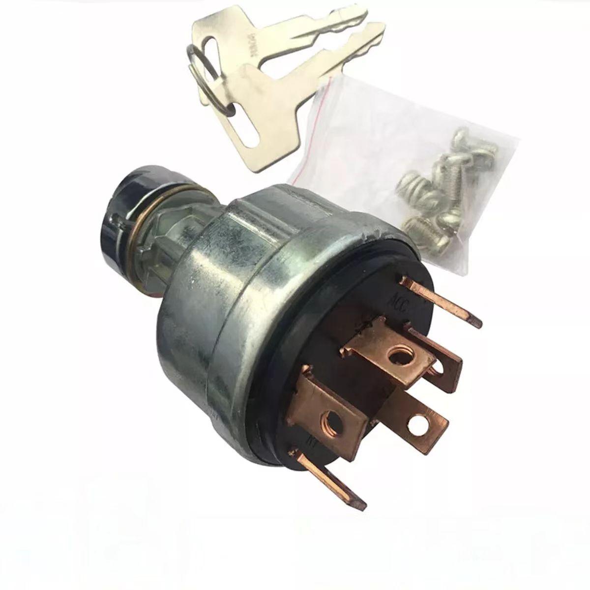 For Takeuchi Excavator Digger H806 1700100023 Ignition Switch Starter With 2 Keys Switch Control Signal Sensor Replacement как