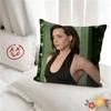 pc Actor AAubrey PPlaza Pillow Case Fashion Square Pillowcase Bedroom Sofa Room Ins Decoration Leisure