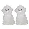 2/5Pcs Pet Hair Storage Box Keychain Portable Pet Memory Holder Secret Fur Collection Box Pet Hair Souvenir Box Keyring