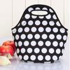 Portable Insulated Dinner Bags Neoprene Insulated Lunch Bag Stylish Travel Lunch Bag  Picnic