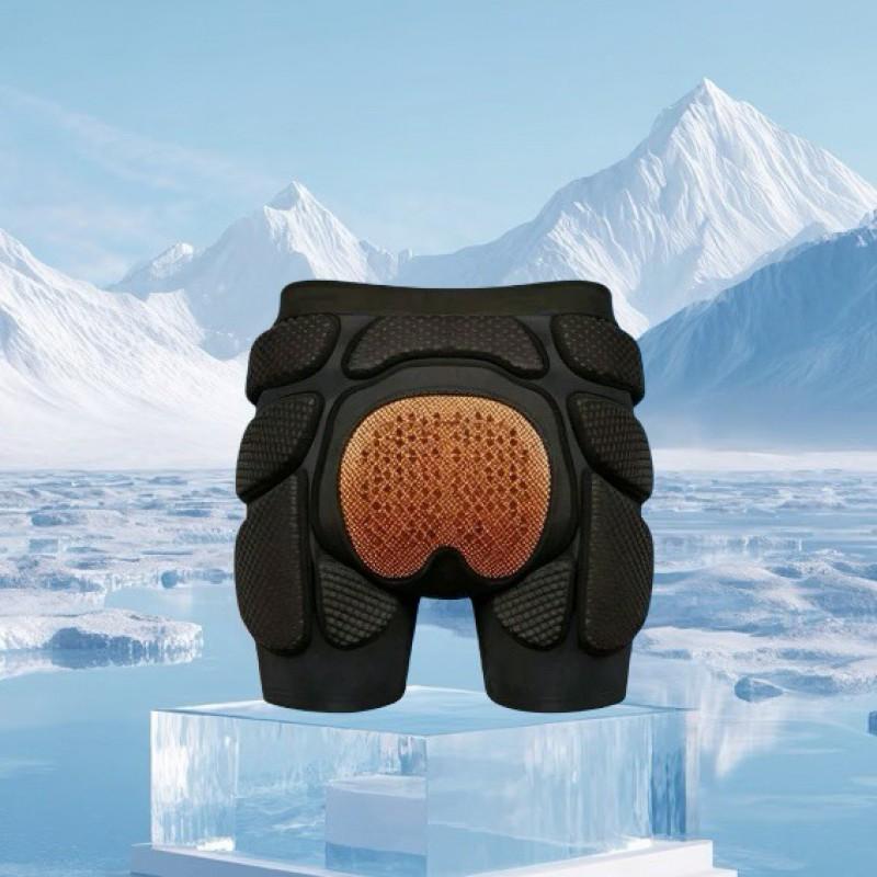 Skating Safety Gear Set Inner Wear Protective Padded Pants Knee Elbow Pad Ice Skiing Roller Adults Kids