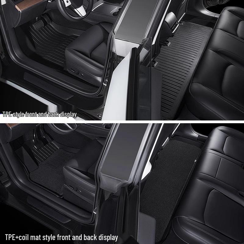 All-Inclusive Floor and Trunk Mats for Tesla Model 3/Y Refresh