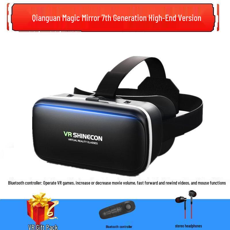 

Окуляри VR 8-го покоління: Імерсивна 3D стереоскопічна мобільна гарнітура для домашнього кінотеатру