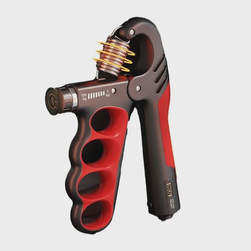 Adjustable Grip Strengthener with Electronic Counter for Hand Recovery & Fitness