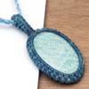 Amazonite Necklace Jewelry Choker Collier Necklace Woman Collar Macrame