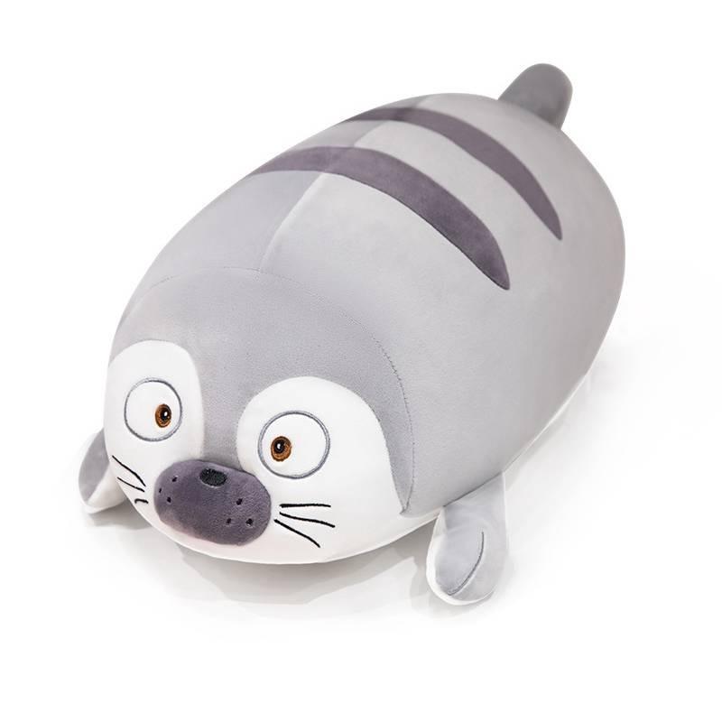 

Плюшевая игрушка тюлень, животное аквариума, подушка для сна в детской кровати 40cm/15.75in серый