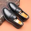 Fashion Fashion Men's Classic British Style Penny Loafers Men Casual Business Leather Shoes Mens Wedding Outdoor Driving Flats