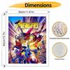Disney digital oil painting Marvel Avengers super heroes comic art handmade diy gift home decoration