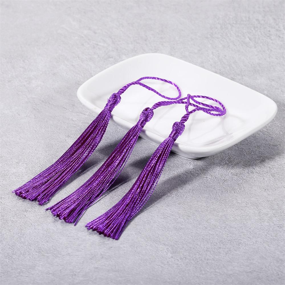 10Pcs/Pack Fringe Trim Sewing Curtains Hanging Rope Silk Tassels Jewelry Accessories DIY Wedding Decor Supplies Wholesale