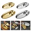 Elegant Gold Tone 304 Nonrust Steel Appetizer Dish Large Capacity Rusts Resistant For Gatherings And Restaurants