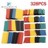 328-Piece Flame Retardant Heat Shrink Tubing Set - 2:1 Ratio for Electrical and Wiring Insulation