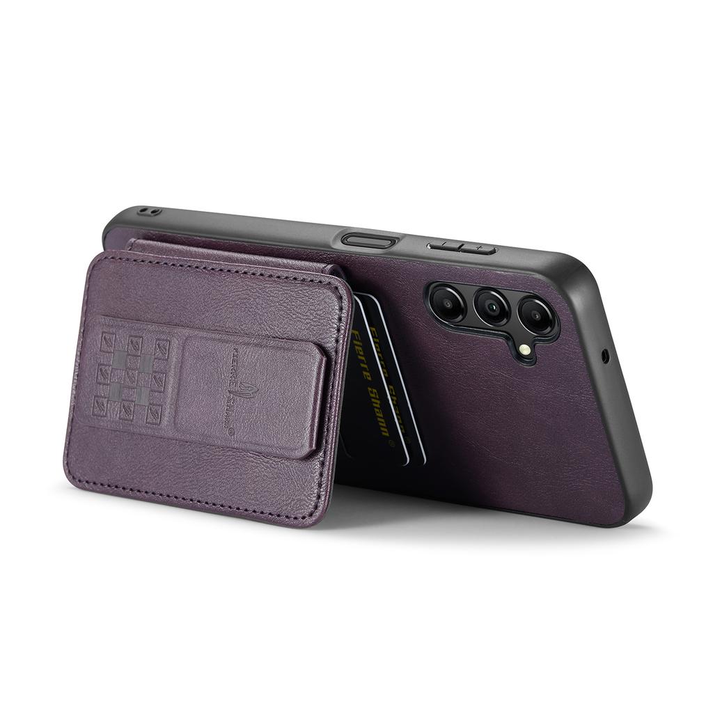 För Samsung Galaxy A55 5G Fodral PU-läder+TPU Skyddande Telefonskal med Korthållare