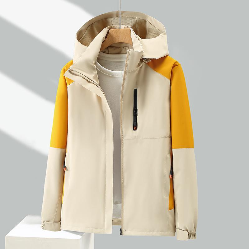 Jacket Outdoor Windproof Waterproof Mountaineering Spring and Autumn Thin Sports Casual Hooded Jacket