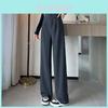 Womens High Waist Loose Wide Leg Pants With Elastic Fabric For Casual Streetwear