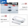 JIDIXIAN Auto Heck Heckklappe Tür Haltegriff Dekoration Abdeckung Zubehör, für Ford F150 2009 2010 2011 2012 2013