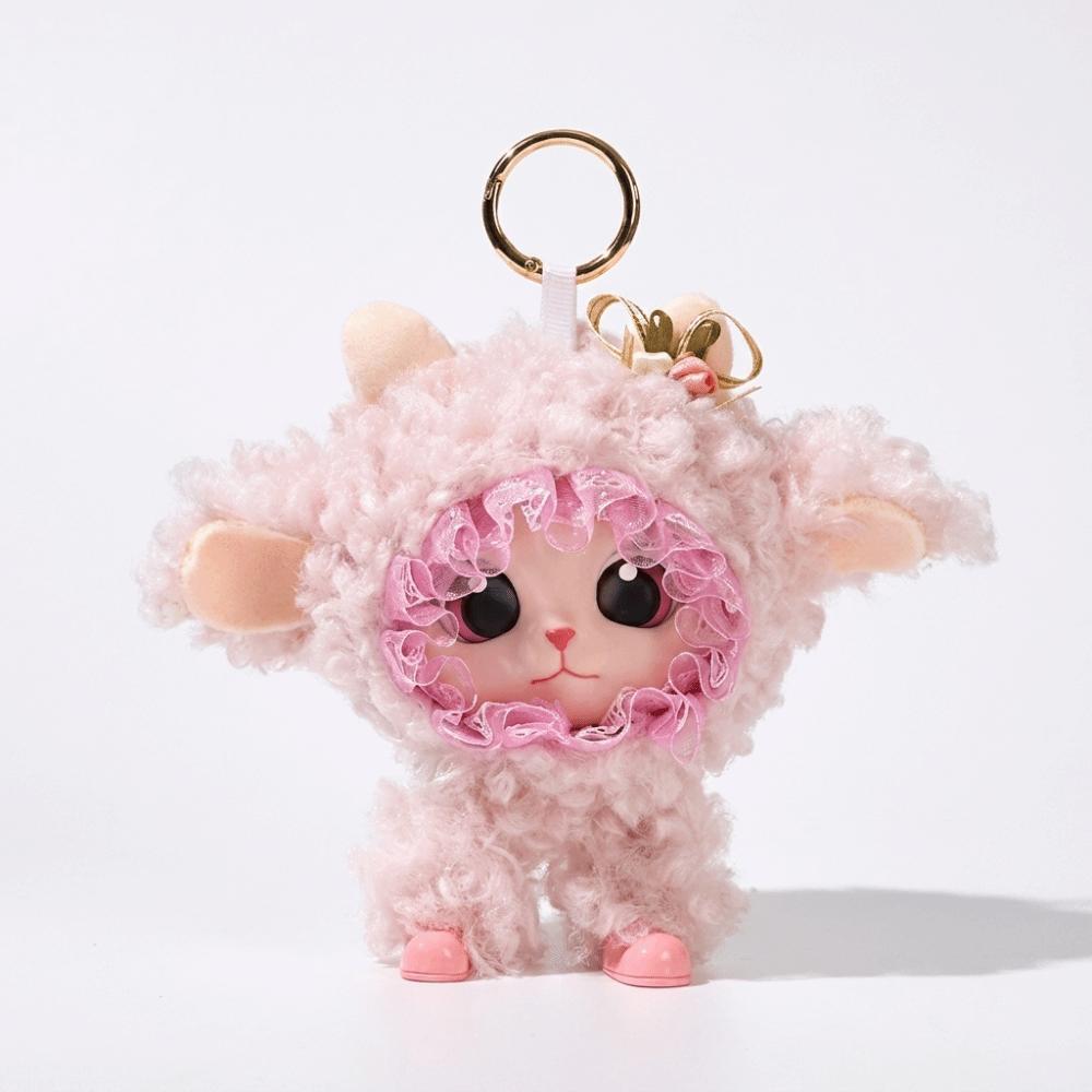 Smooth Vinyl Hanging Ornament Soft Plush Mini Plush Pendant Gentle Vinyl Doll Keychain  Girls Gift