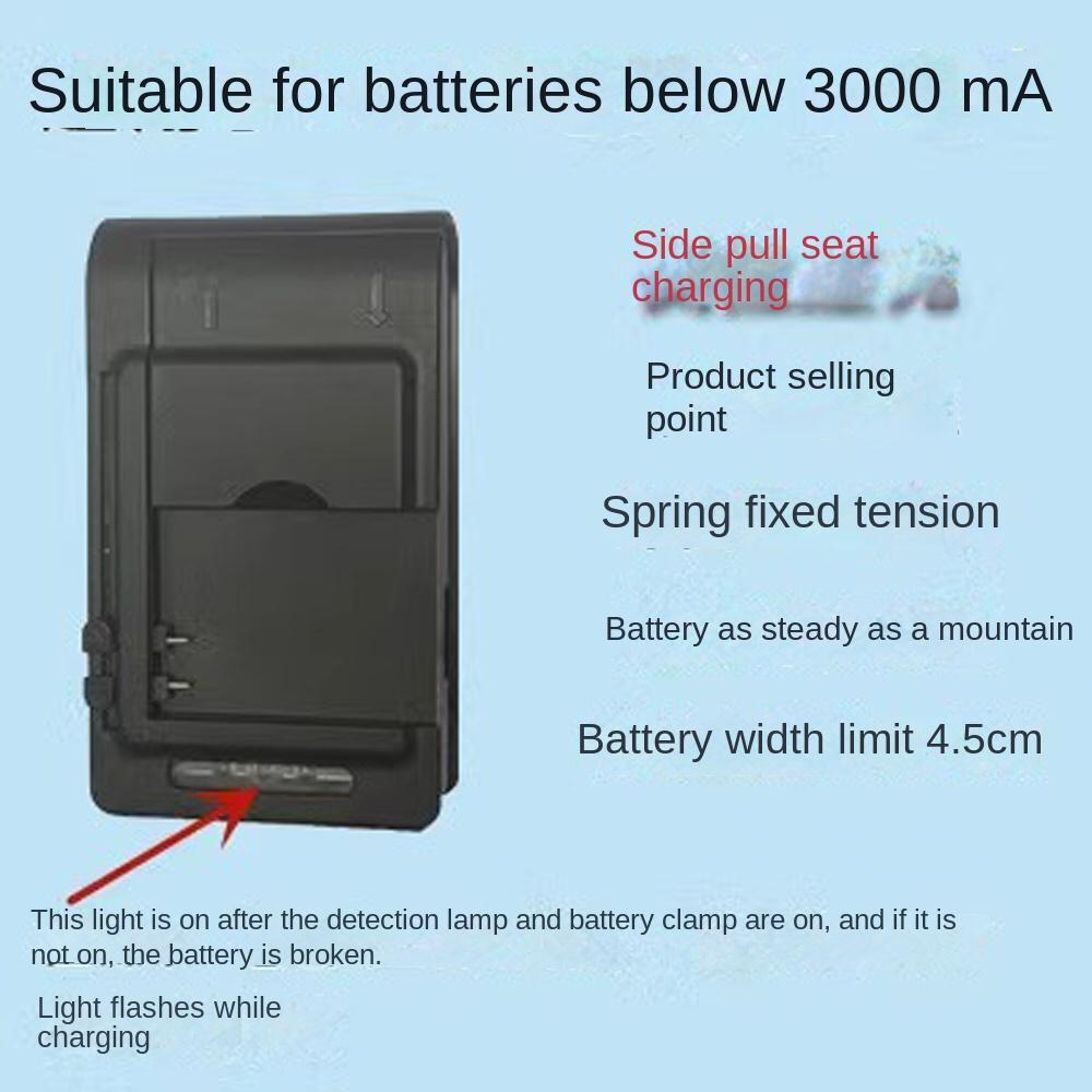 Charging Adapter Universal Battery Charger LCD Display Mobile Battery Charger Digital Camera