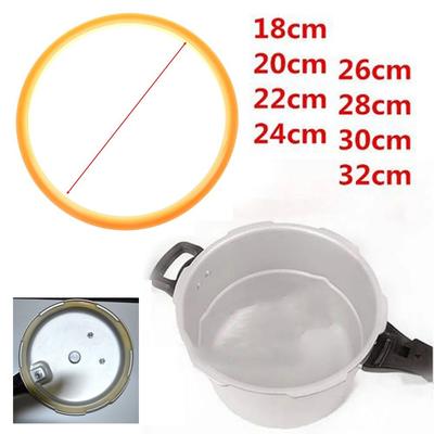 1Pcs 18/20/22/24/26/28/30cm Silicone Rubber Gasket Brown Color O Ring  For Aluminum Pressure Cooker