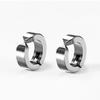 Titanium Steel Ear Bar with No Ear Hole for Men, Painless and No Piercing Required, Titanium Steel Ear Bone Clip Earrings