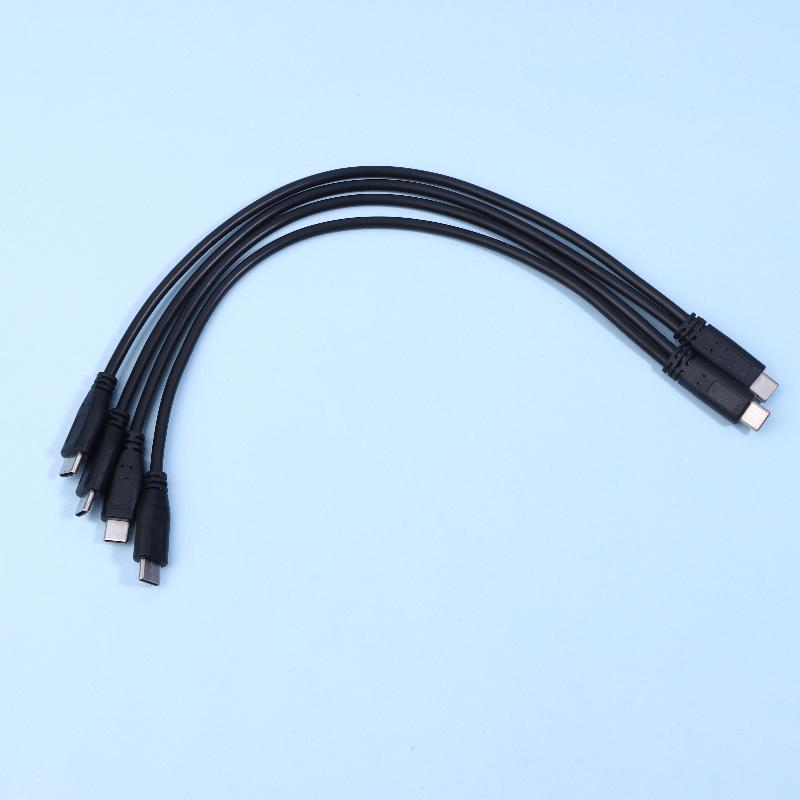 USB-C-Kabelteiler Typ-C-Kabelteiler 1 auf 2 Verlängerungskabel Netzteil 3A 15W Ladekabeladapter für mehrere Geräte