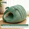 Cozy Warmth Closed Nest for Medium & Small Dogs and Cats - Ideal for Deep Sleep & Kitten Kneading.