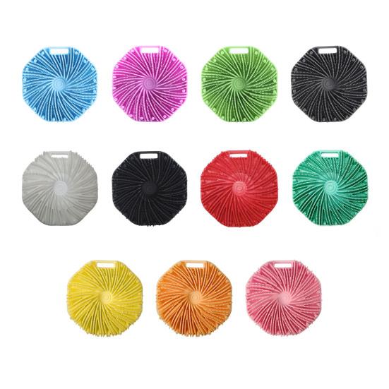 Bath Brush with Ultra-Soft Bristles Ergonomic Grip Hanging Design Rich Foam Exfoliating Body Brush Skin Cleansing Brush