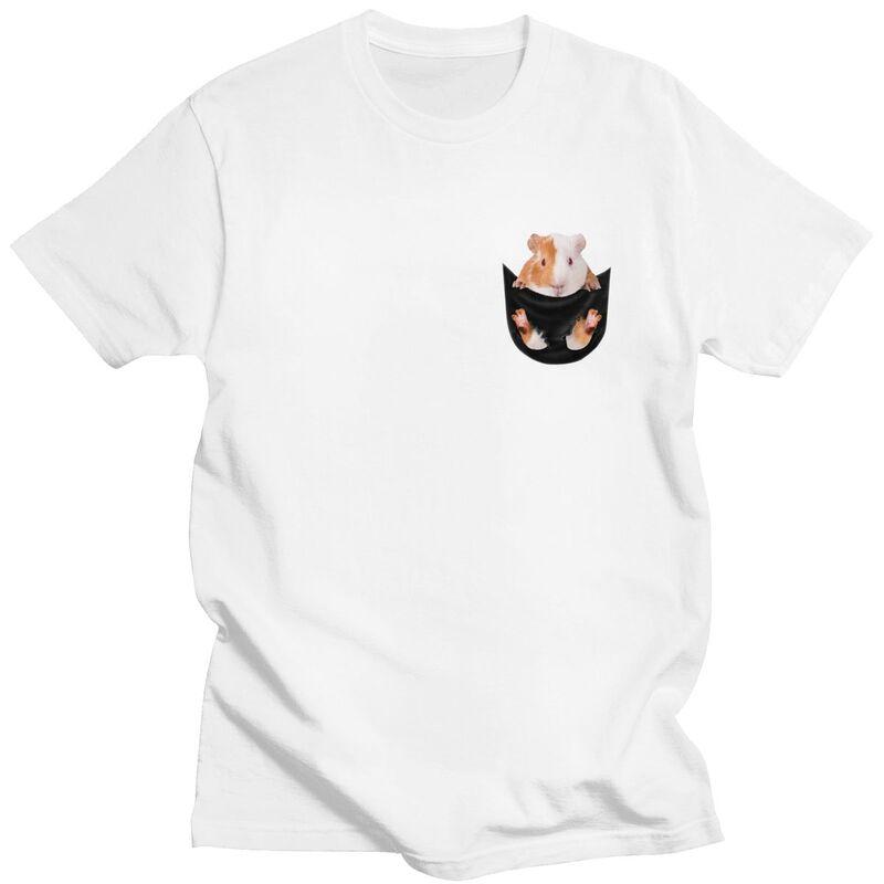 

Custom Funny Guinea Pig In Pocket T Shirt for Men Tshirt Fashion Tee Short Sleeve Pet Owners T-shirts Clothing - Men s Summer... S разноцветный