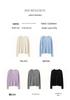 Women's Early Autumn Cashmere V-Neck Cardigan with Pearl Buttons - Slimming Knit Base Layer