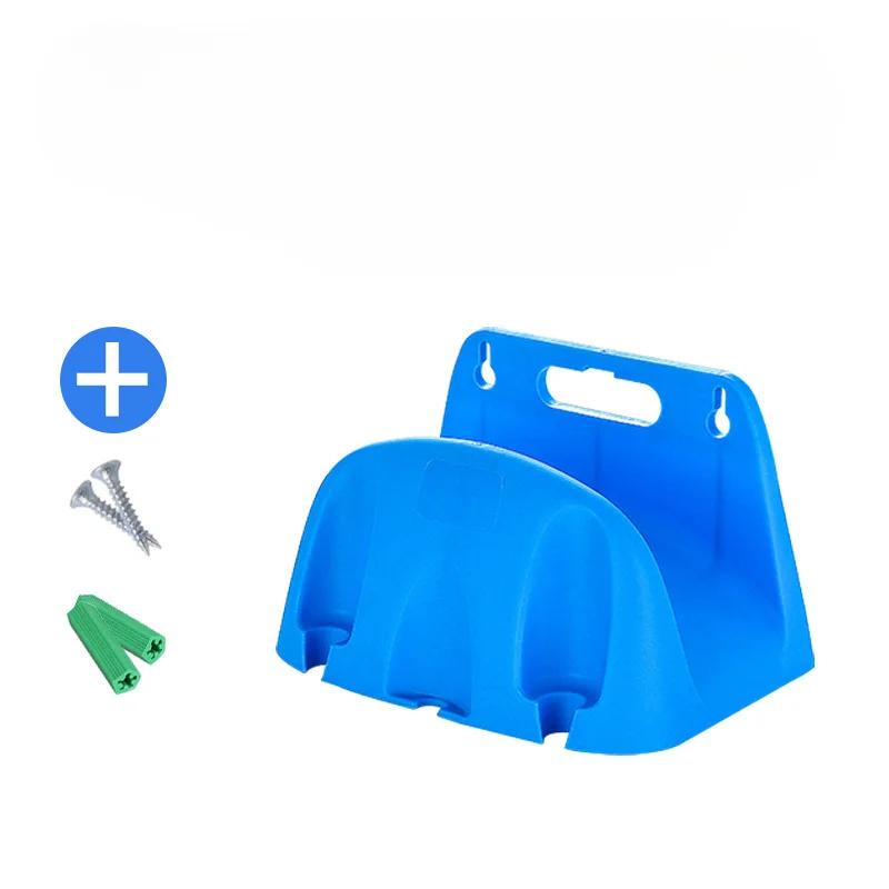 

Вешалка для шланга для полива, держатель для садового шланга, органайзер для шланга для полива, держатель для хранения, каркас для намотки труб, простая установка синий