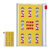 Limited Edition EDiT Small Grid Notebook with PVC featuring Japanese Icons Kokeshi Dolls Marks (B7 size, cover) - EDI-NB36-B