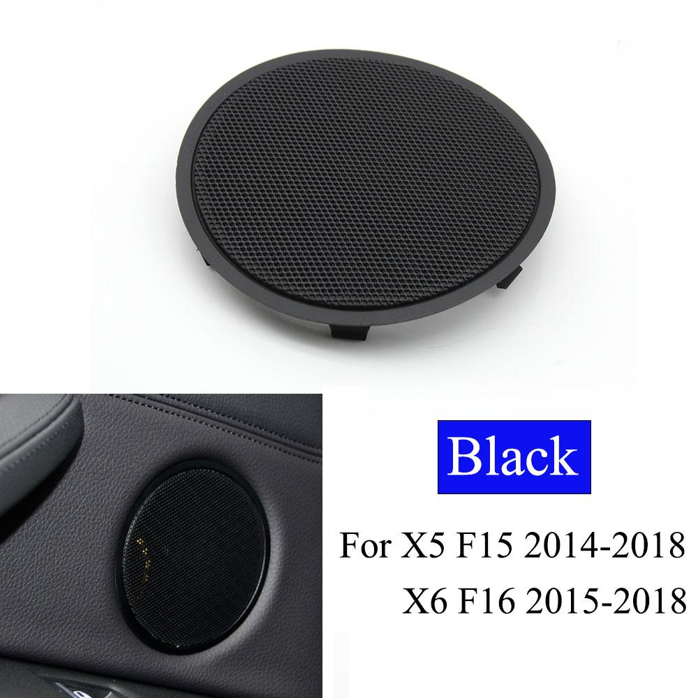 Interiorul mașinii, negru, față, claxonul ușii spate, capacul grilajului difuzorului, panou audio sunet de înlocuire pentru BMW X5 X6 F15 F16