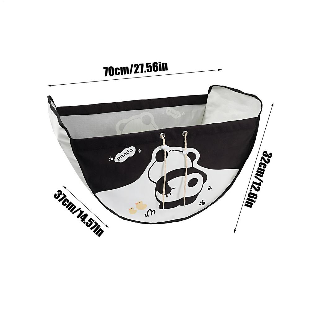 Car Back Seat Organizer Cute Cartoon Foldable Oxford Cloth Large Pocket With Adjustable Straps Behind Seat Car Organizer