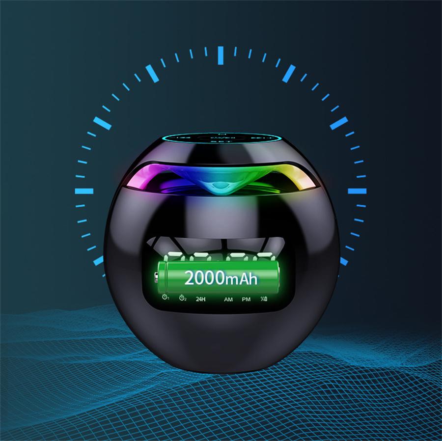 LED Lights Portable Wireless Bluetooth Speaker Outdoor Subwoofer Speaker Mini Sound