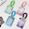 New Ins Harajuku Star Photocard Holder 3Inch Acrylic Cartoon Cards Protect Cover Bus Cards Holder ID Card Sleeve with Pendant