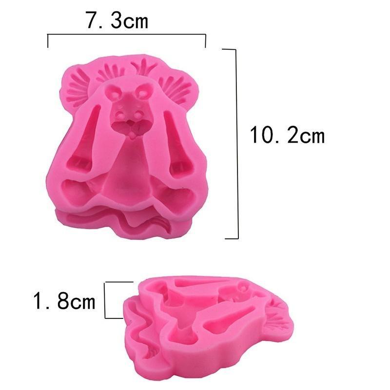 Baby 3D Animal Silicone Fondant Chocolate Mould Cake Decor Icing Sugarcraft Mold