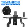 Remove Oil Cover Pump Cap Spanner Removal Tool Car Repair Tools 3 Jaws Adjustable Car Fuel Tank Lid Wrench Universal